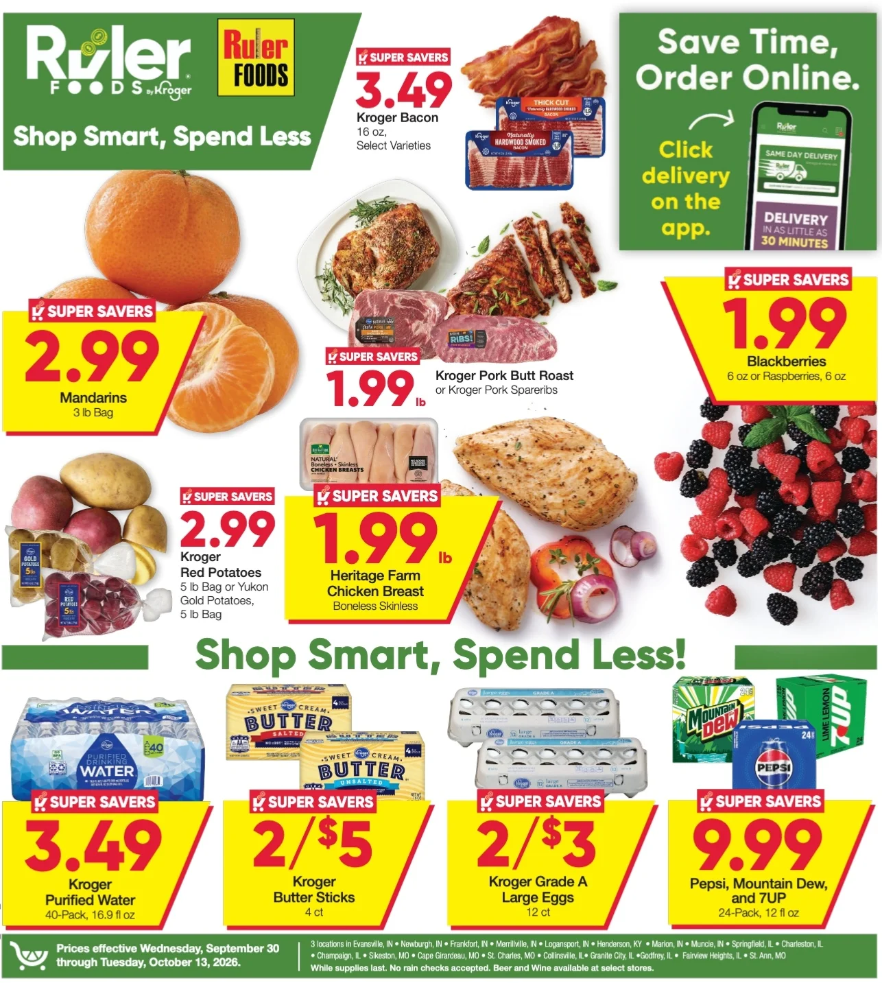 Ruler Foods Weekly Ad October 14 - 20, 2026 - Image 1 Sept. 30 - Oct. 13