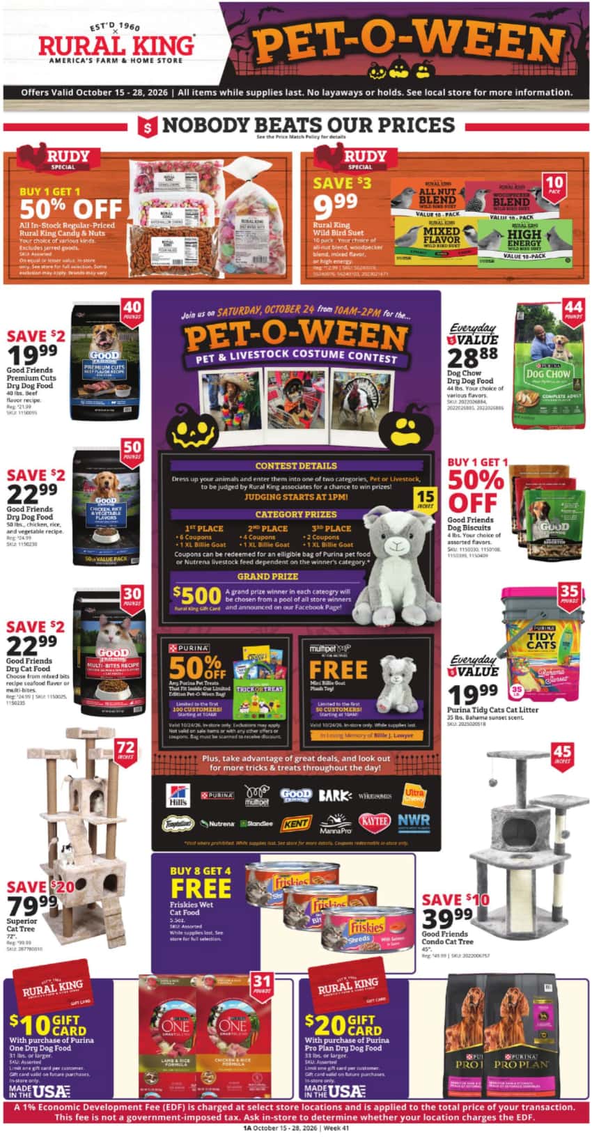 Rural King Weekly Ad (Oct 15 - 28, 2026) - Image 1 Oct 15 - 28
