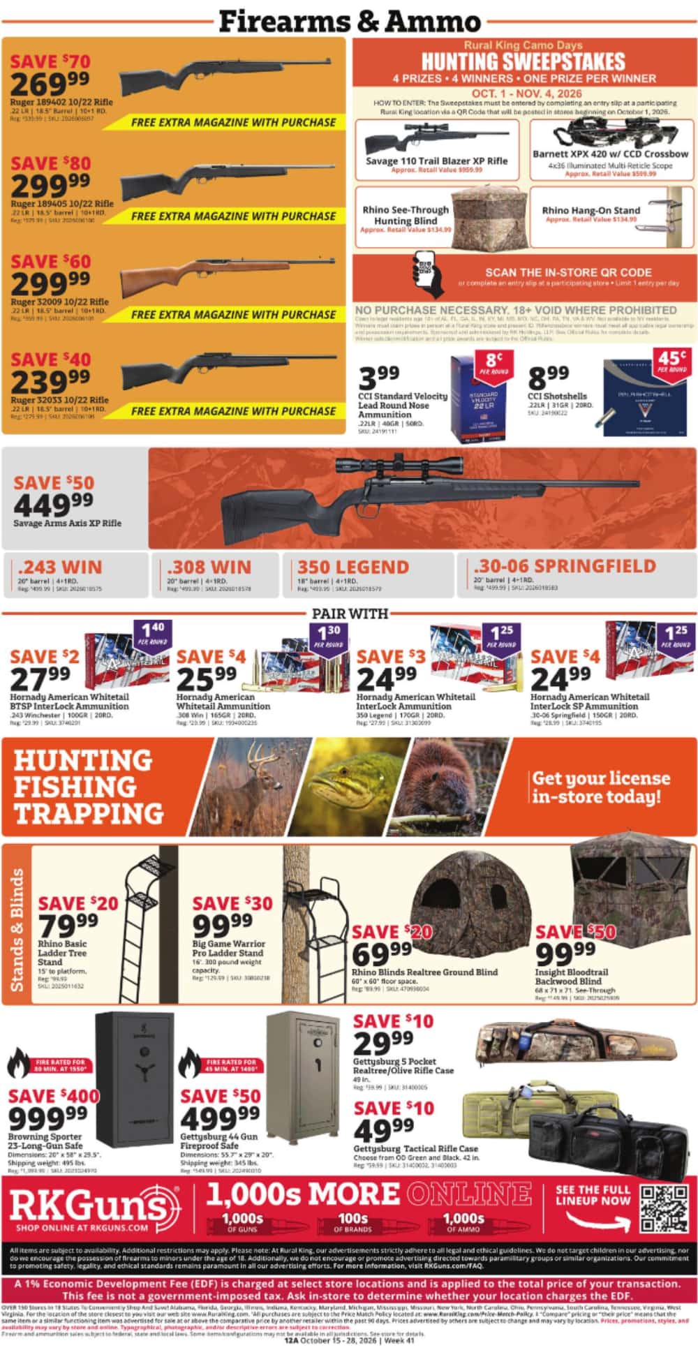 Rural King Weekly Ad (Oct 15 - 28, 2026) - Image 2 Oct 15 - 28