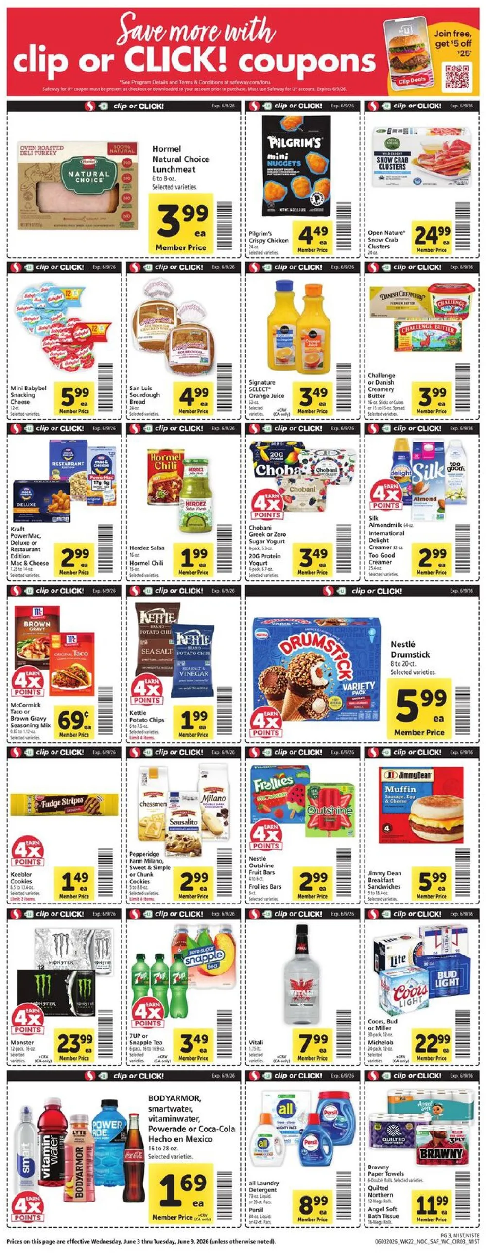 Safeway Weekly Ad June 3 – 9, 2026 - Image 1 June 3 To 9