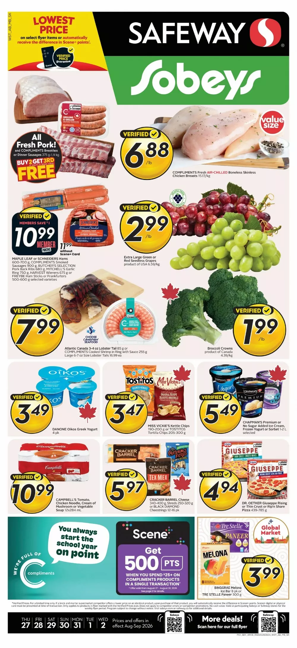 Safeway Flyer August 27 - September 2, 2026 - Image 1 August 27 - September 2
