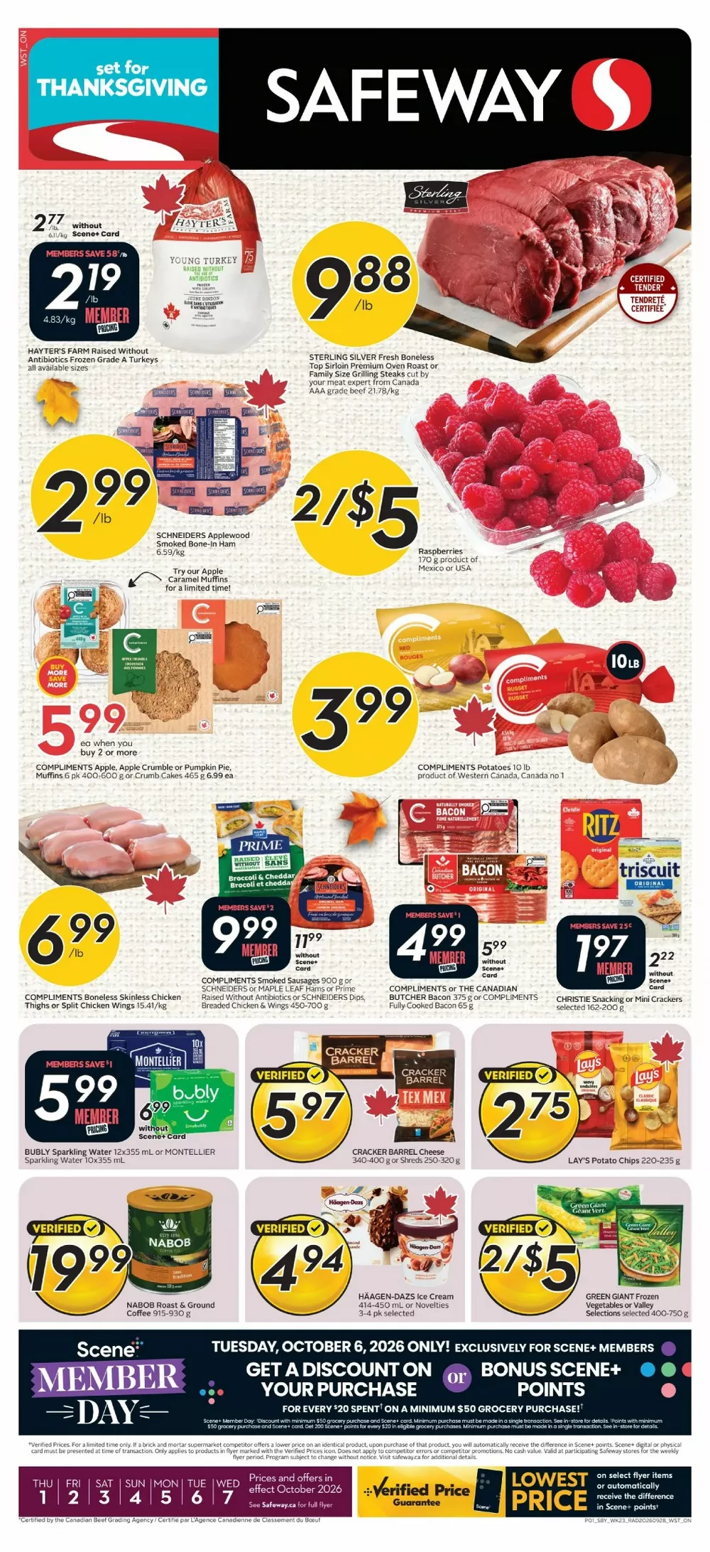 Safeway Upcoming Flyer (Oct 15 - 21, 2026) Sneak Peek - Image 1 October 1 - 7