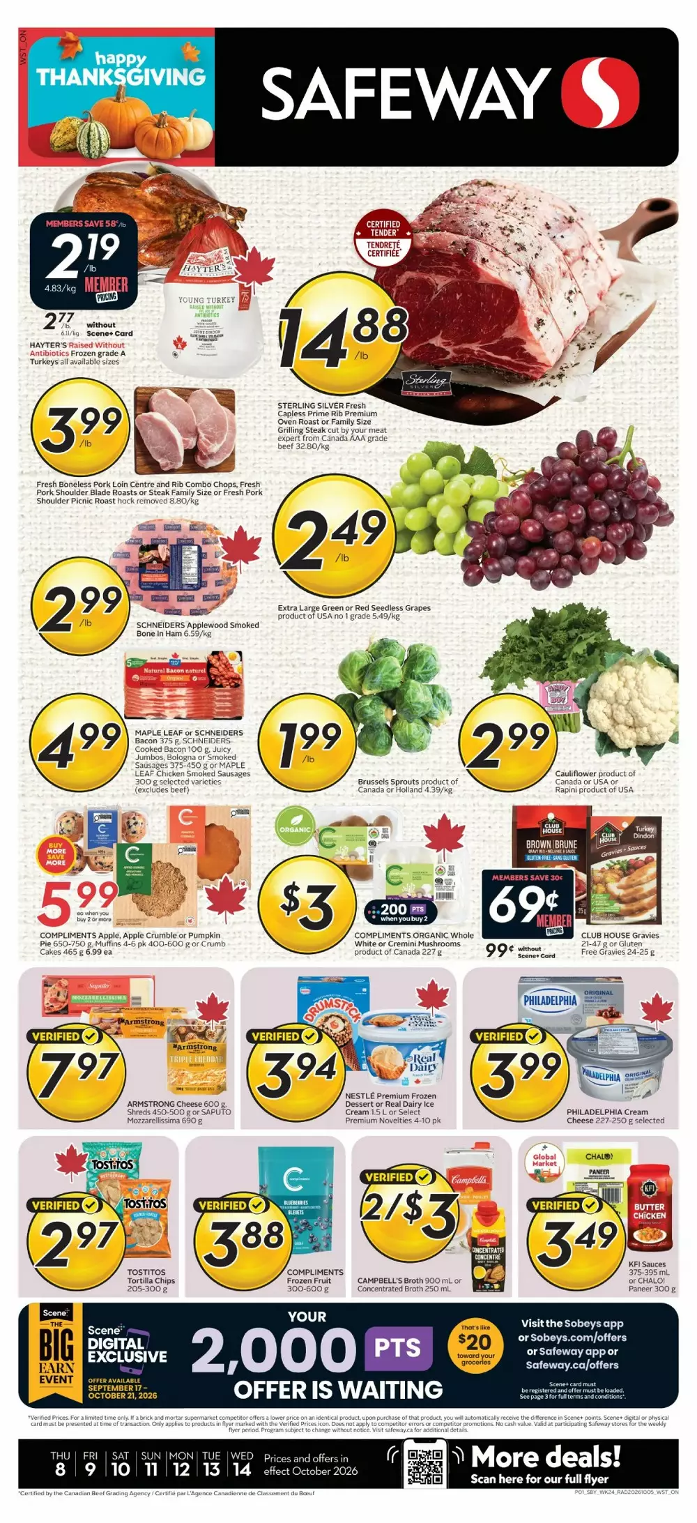 Safeway Upcoming Flyer (Oct 15 - 21, 2026) Sneak Peek - Image 1 Oct 8 - 14