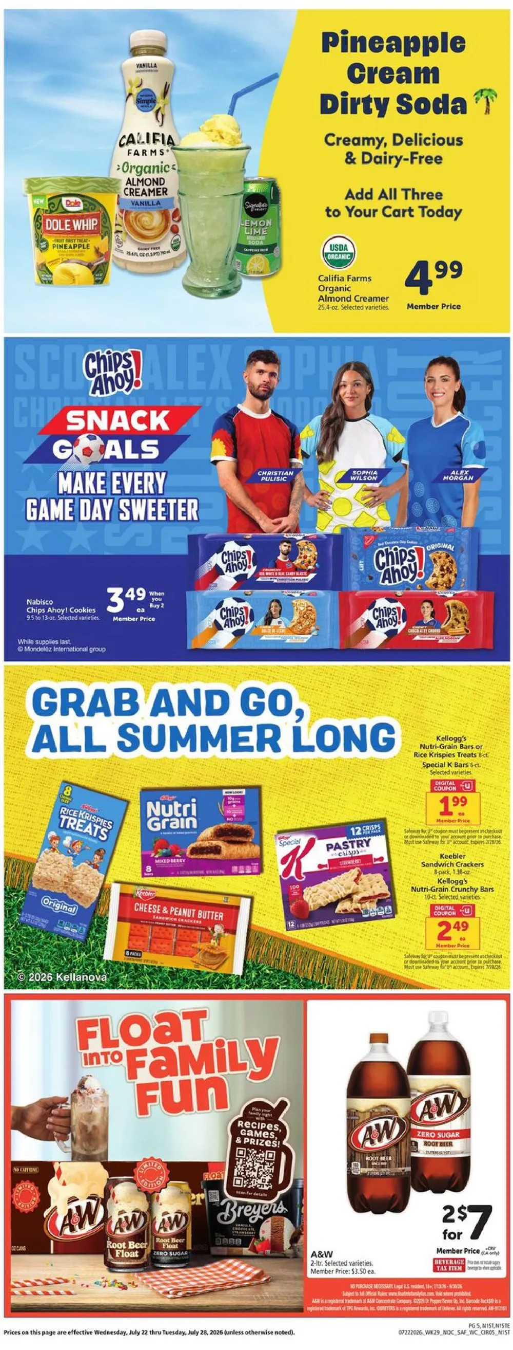 Safeway Weekly Ad July 22 - 28, 2026 - Image 1 July 22 - 28