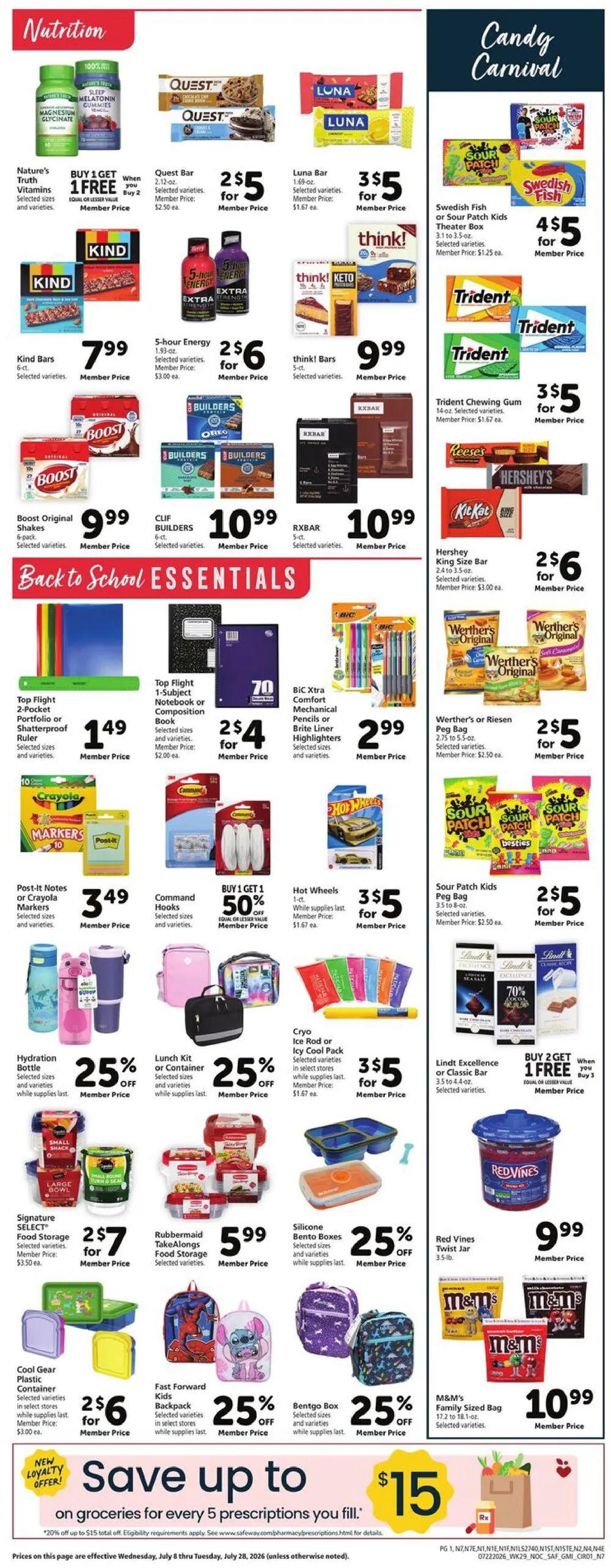 Safeway Weekly Ad July 22 - 28, 2026 - Image 1 July 22 - 28