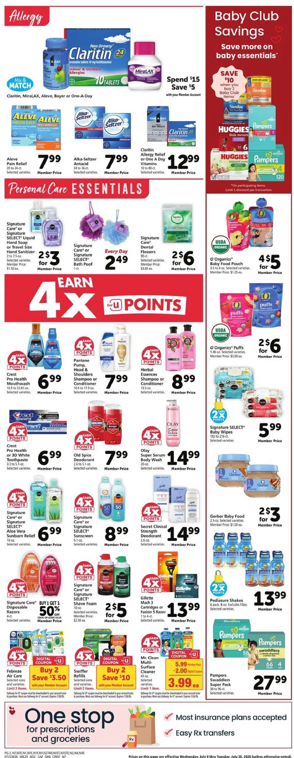 Safeway Weekly Ad July 22 - 28, 2026 - Image 2 July 22 - 28