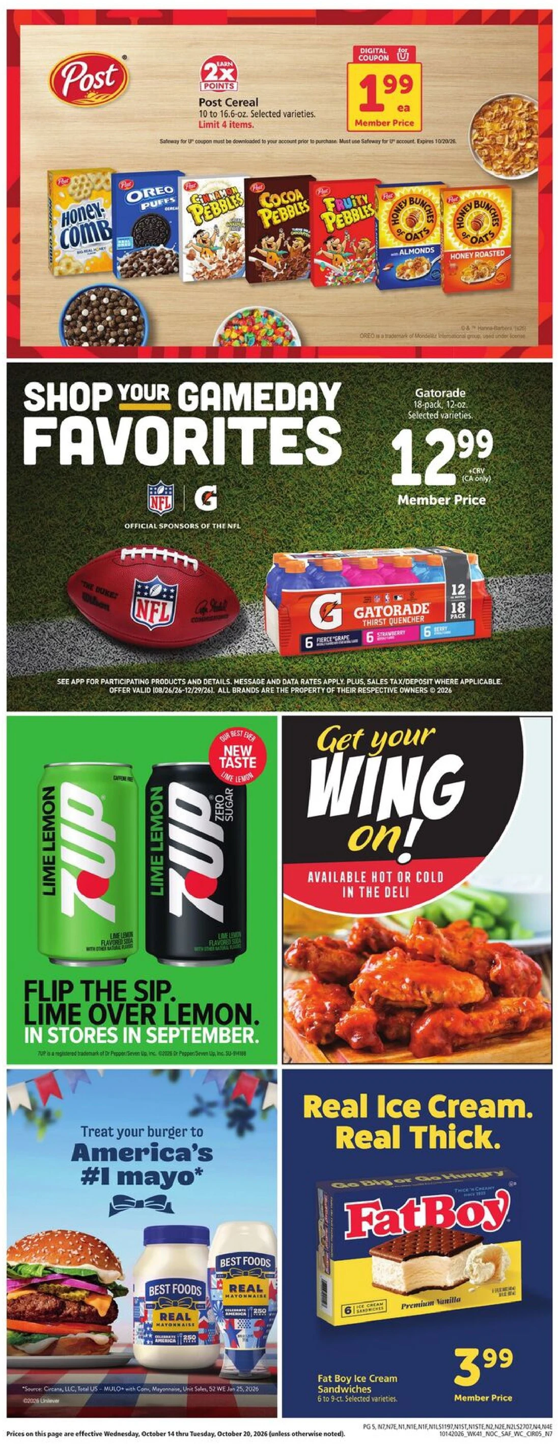 Safeway Weekly Ad (October 14 - 20, 2026) - Image 1 Oct 14 - 20