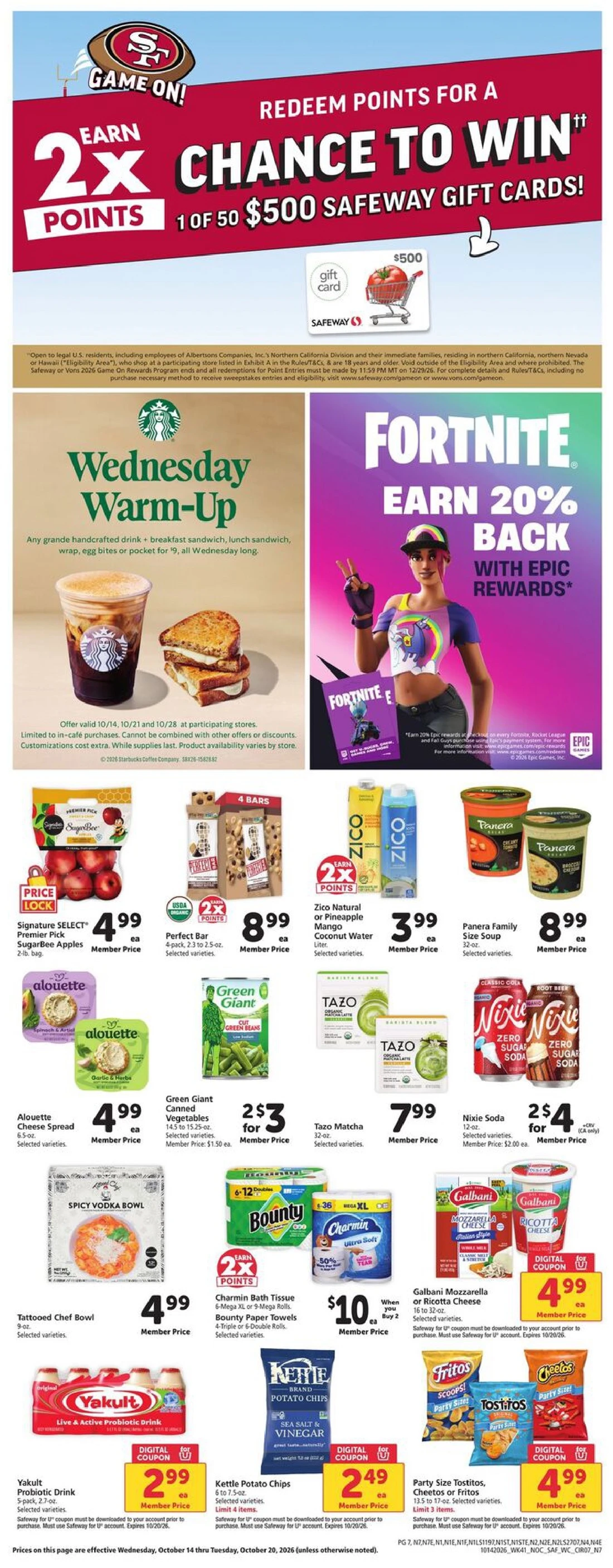 Safeway Weekly Ad (October 14 - 20, 2026) - Image 1 Oct 14 - 20