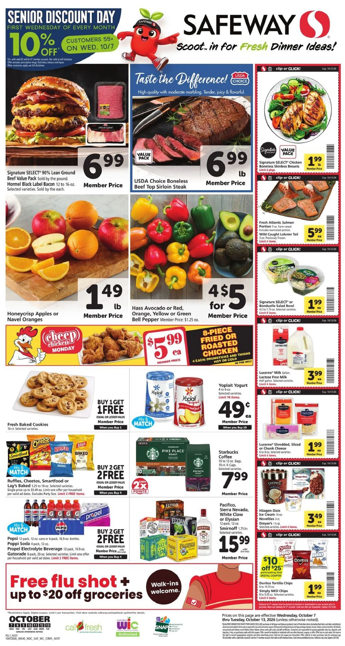 Safeway Weekly Ad (October 14 - 20, 2026) - Image 1 Oct 7 - 13