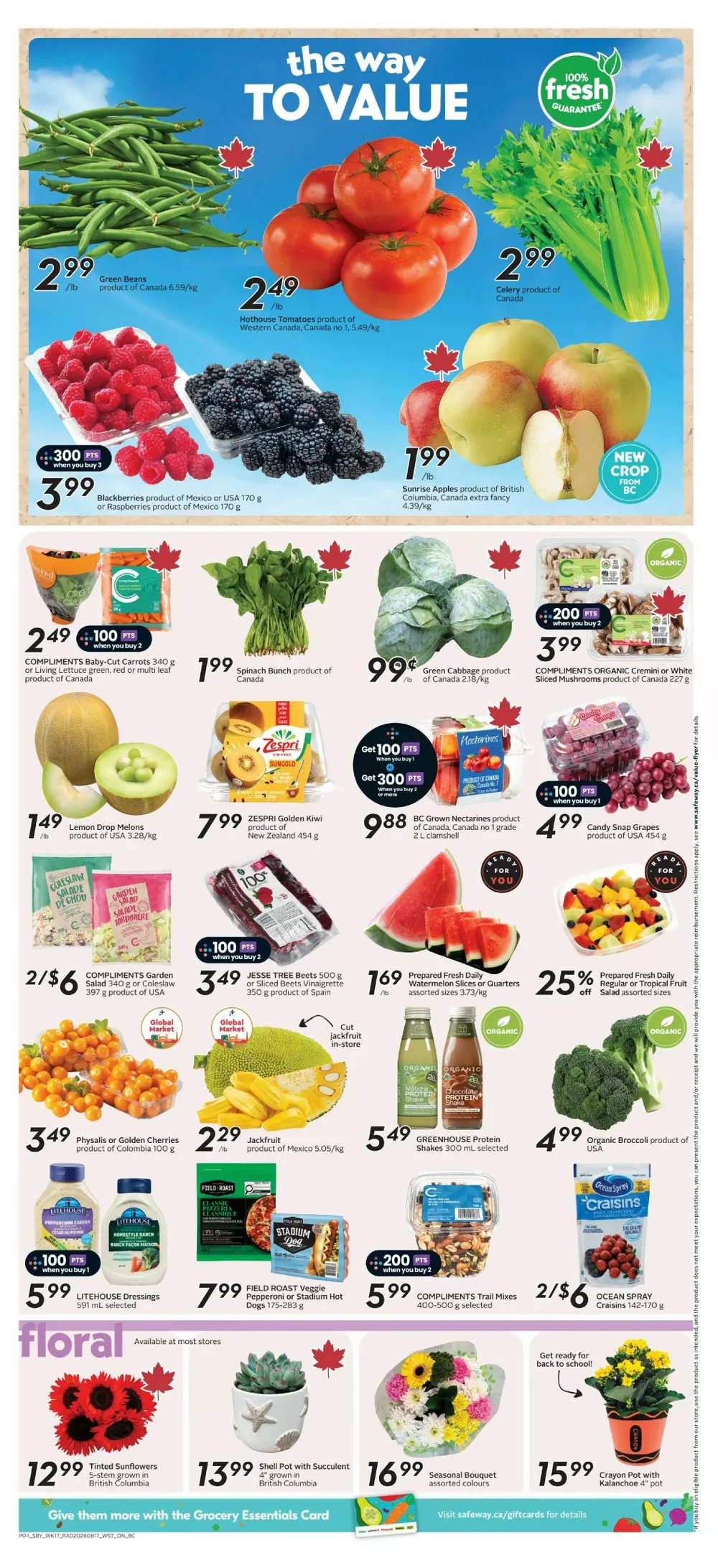 Safeway Flyer August 27 - September 2, 2026 - Image 1 August 20 - 26