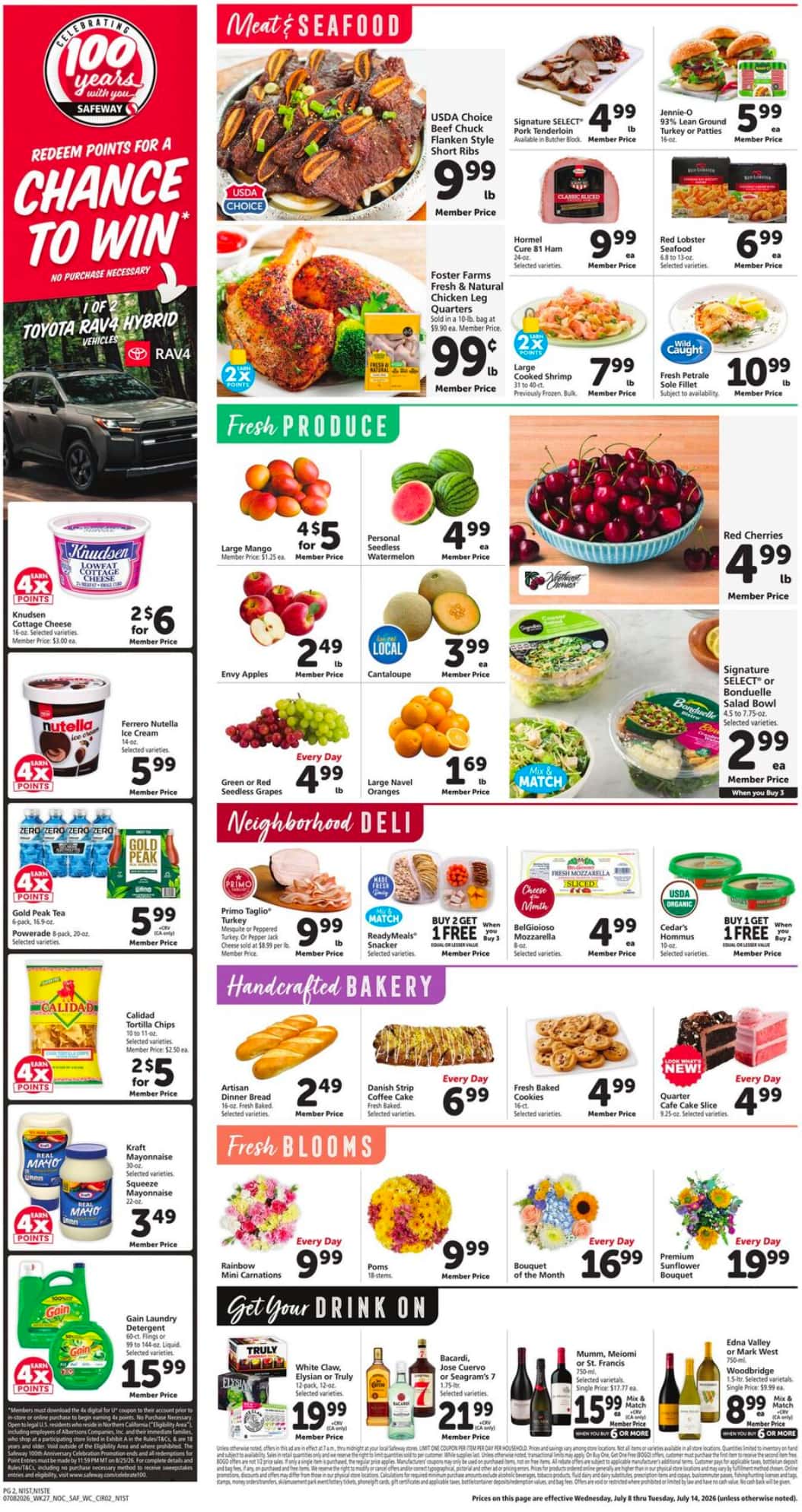 Safeway Weekly Ad July 22 - 28, 2026 - Image 2 July 8 - 14