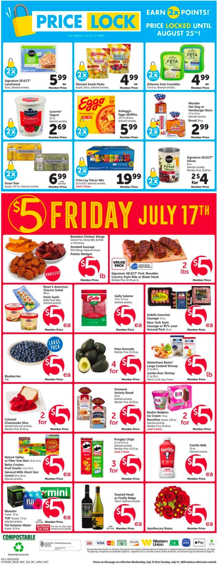 Safeway Weekly Ad July 22 - 28, 2026 - Image 2 July 15 - 21