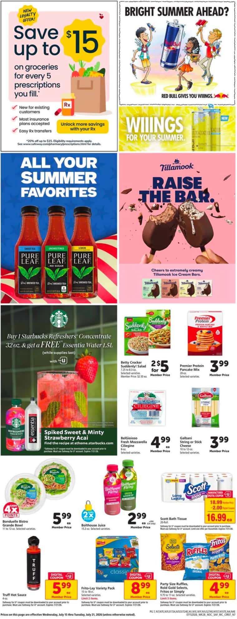 Safeway Weekly Ad July 22 - 28, 2026 - Image 1 July 15 - 21