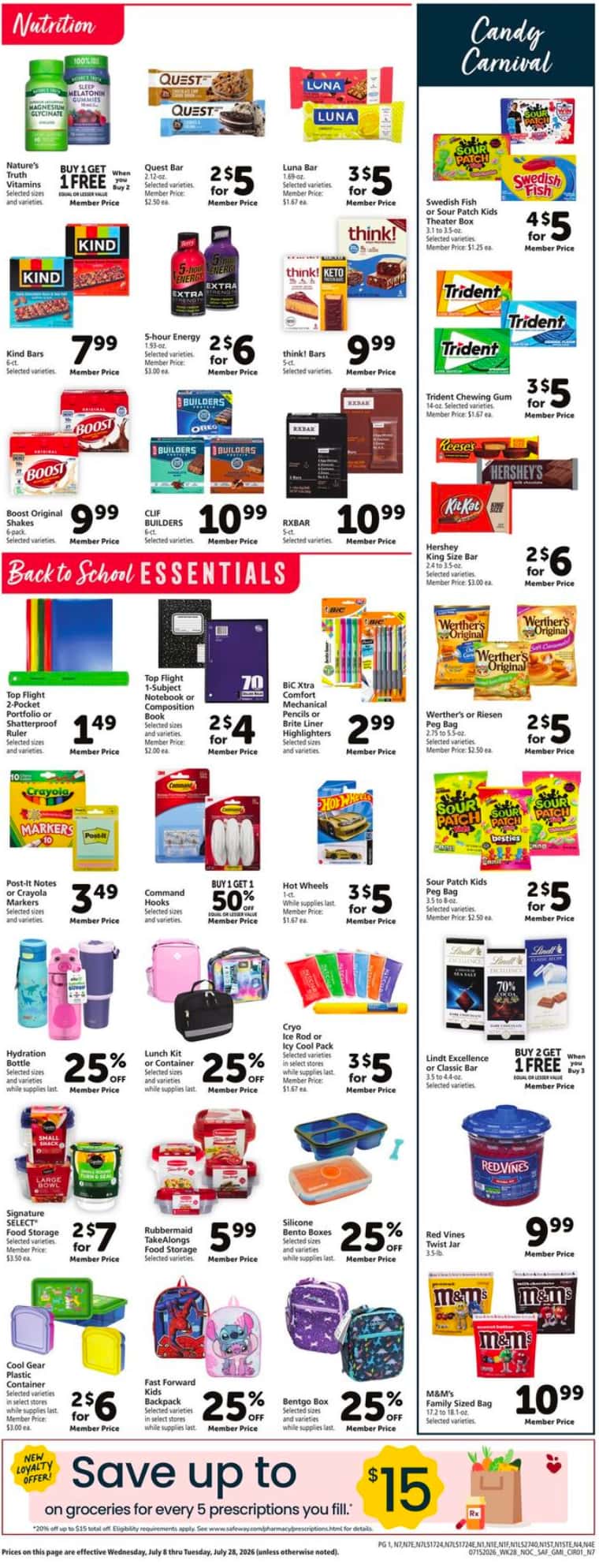 Safeway Weekly Ad July 22 - 28, 2026 - Image 2 July 15 - 21