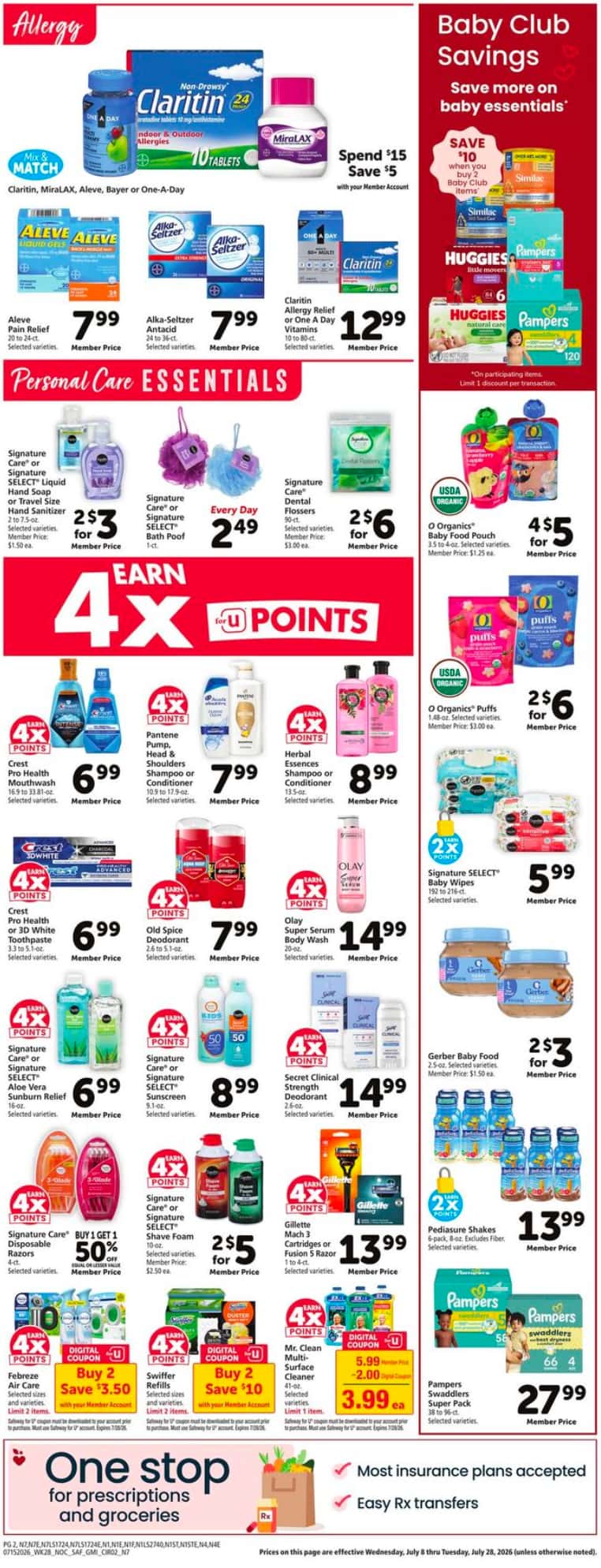 Safeway Weekly Ad July 22 - 28, 2026 - Image 1 July 15 - 21
