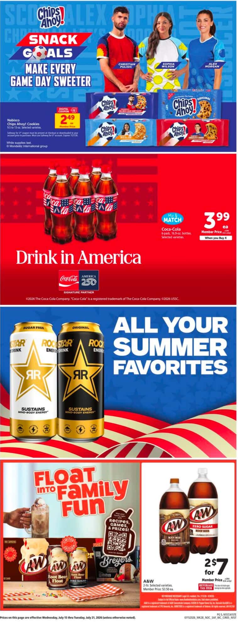 Safeway Weekly Ad July 22 - 28, 2026 - Image 2 July 15 - 21