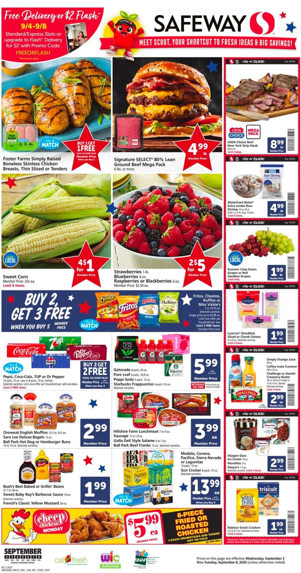 Safeway Weekly Ad September 2 - 8, 2026 - Image 1 September 2 - 8