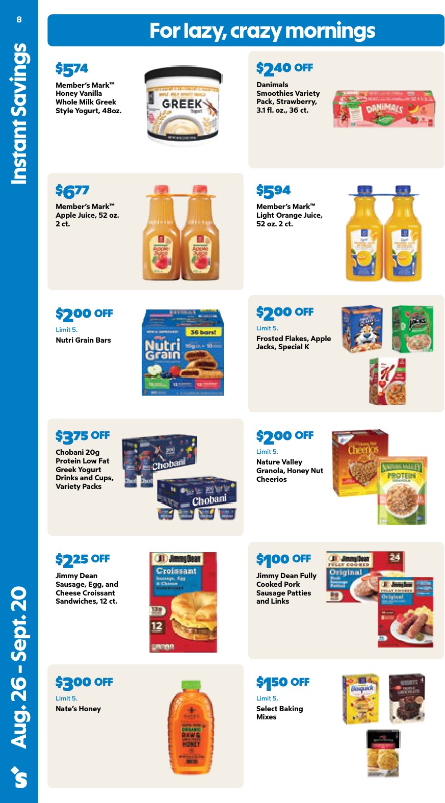 Sam'S Club Weekly Ad August 26 - September 20, 2026 - Image 2 August 26 - September 20