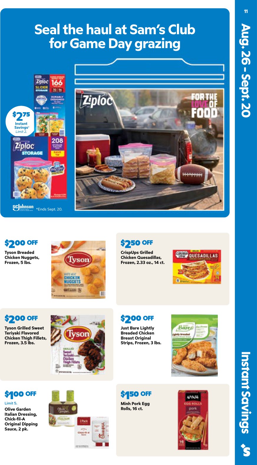 Sam'S Club Weekly Ad August 26 - September 20, 2026 - Image 1 August 26 - September 20
