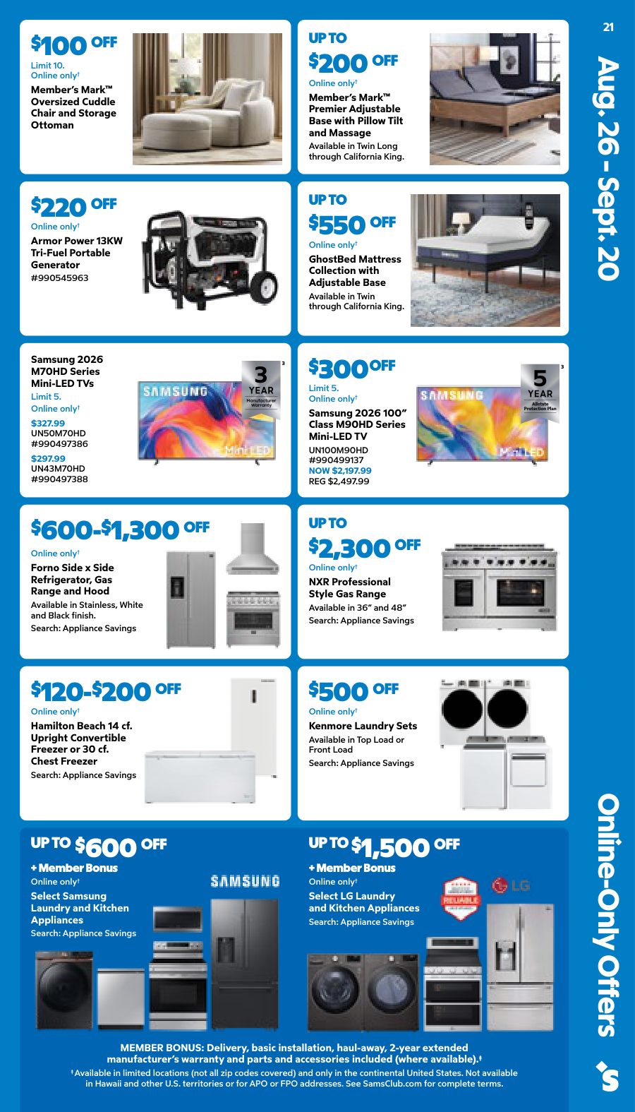 Sam'S Club Weekly Ad August 26 - September 20, 2026 - Image 3 August 26 - September 20