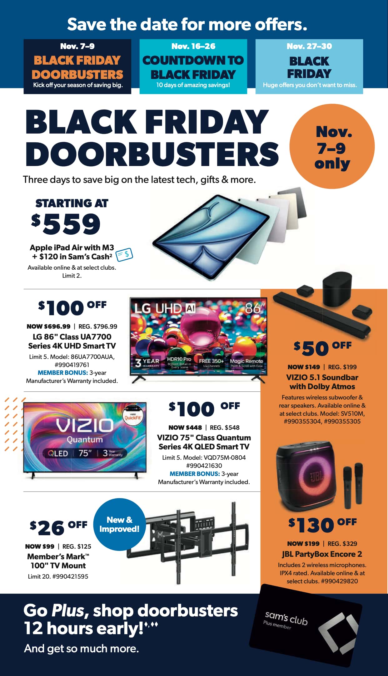 Sam's Club Black Friday Ad 2025 2 – samsclub ad 102925 02