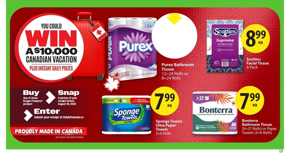 Save On Foods Flyer July 23 - 29, 2026 - Image 1 July 16 - 22