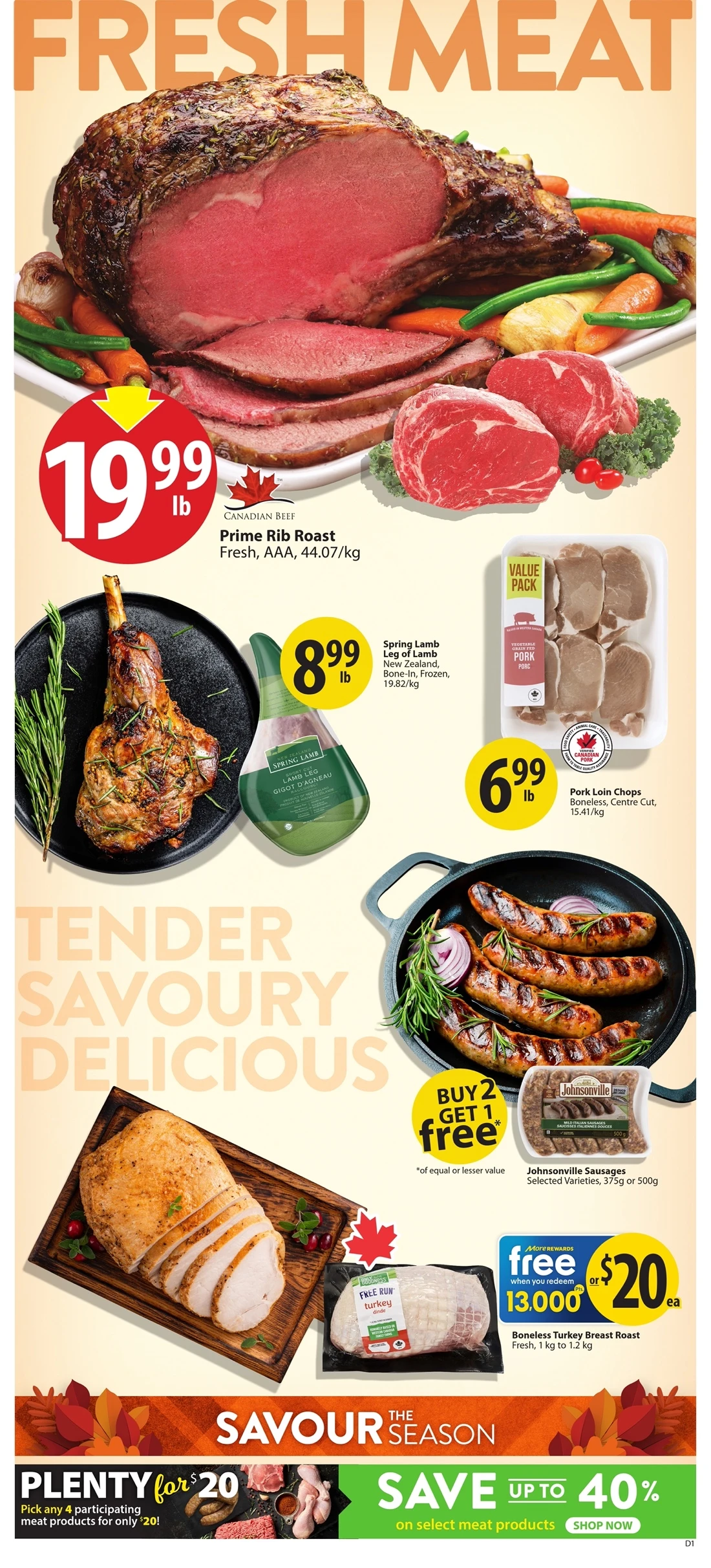 Save On Foods Upcoming Flyer (Oct 22 - 28, 2026) - Image 1 Oct 8 - 14