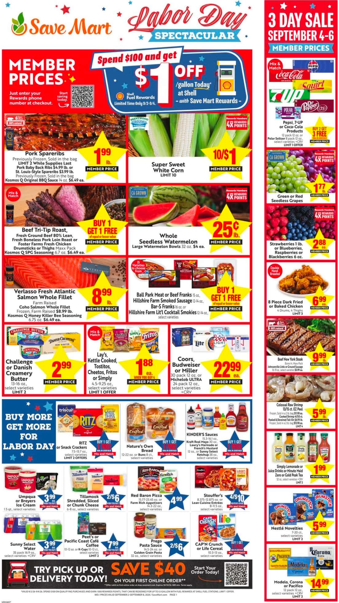 Save Mart Weekly Ad September 2 – 8, 2026 - Image 1 September 2 - 8