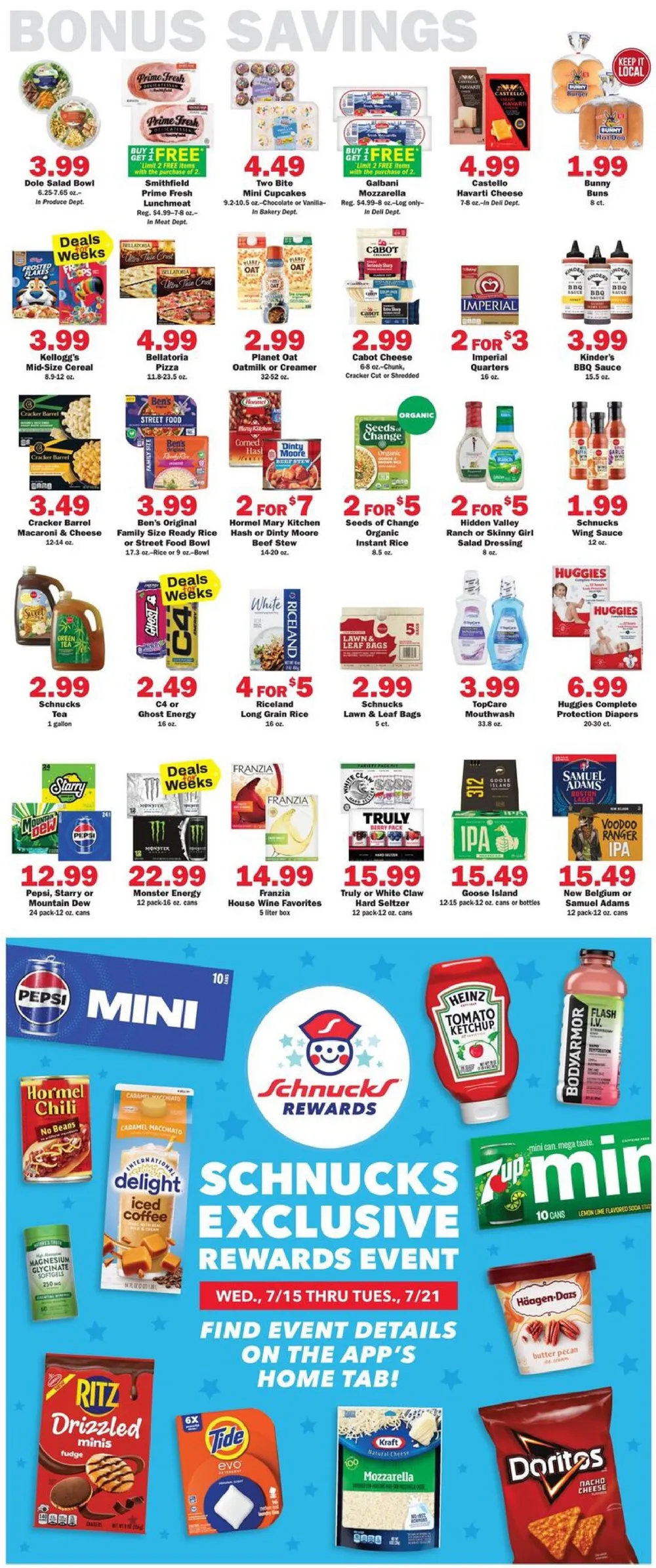 Schnucks Weekly Ad July 15 - 21, 2026 - Image 1 July 15 - 21