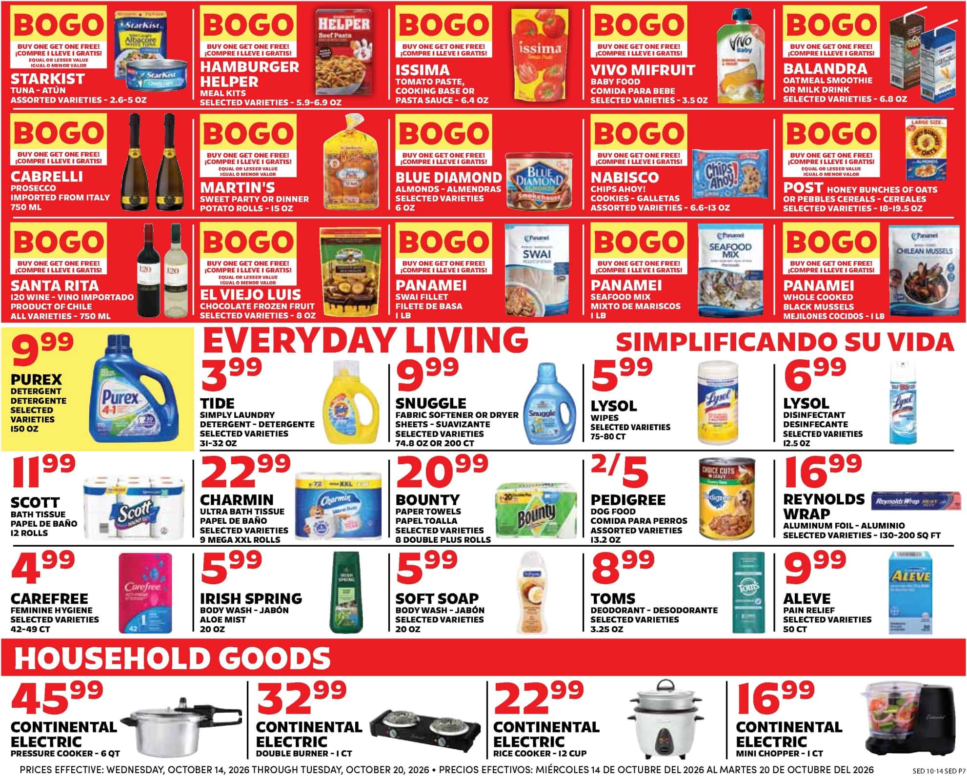 Sedano'S Weekly Ad (October 14 - 20, 2026) - Image 1 Oct 14 - 20