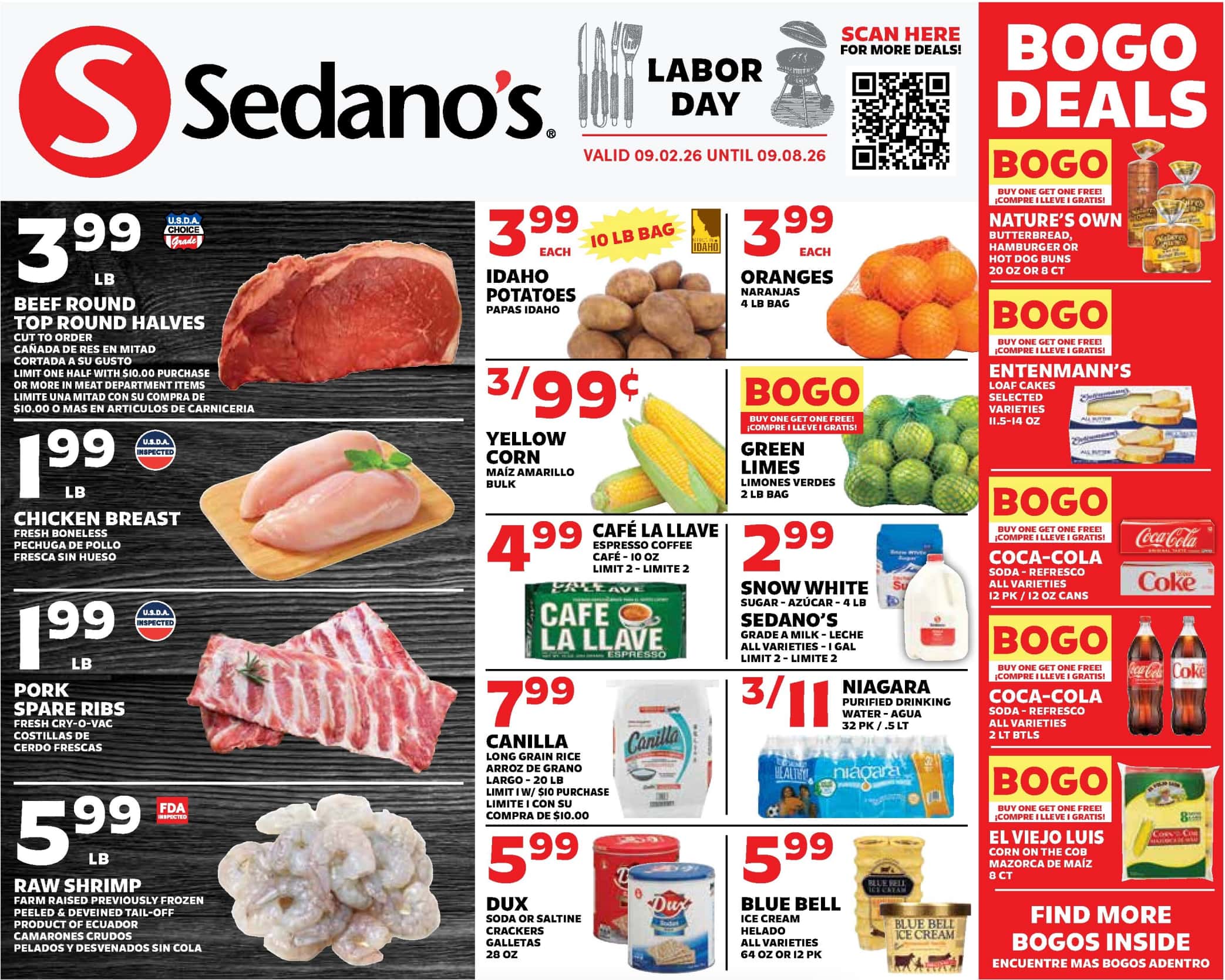 Sedano'S Weekly Ad September 2 - 8, 2026 - Image 1 September 2 - 8