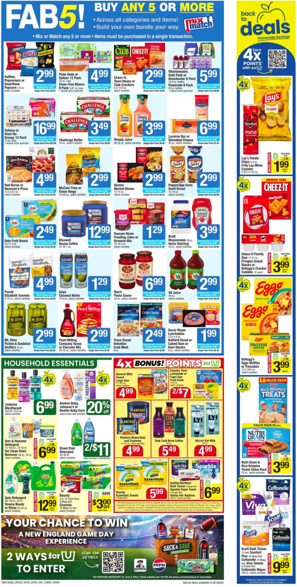 Shaw’s Weekly Ad August 28 - September 3, 2026 - Image 1 August 21 - 27