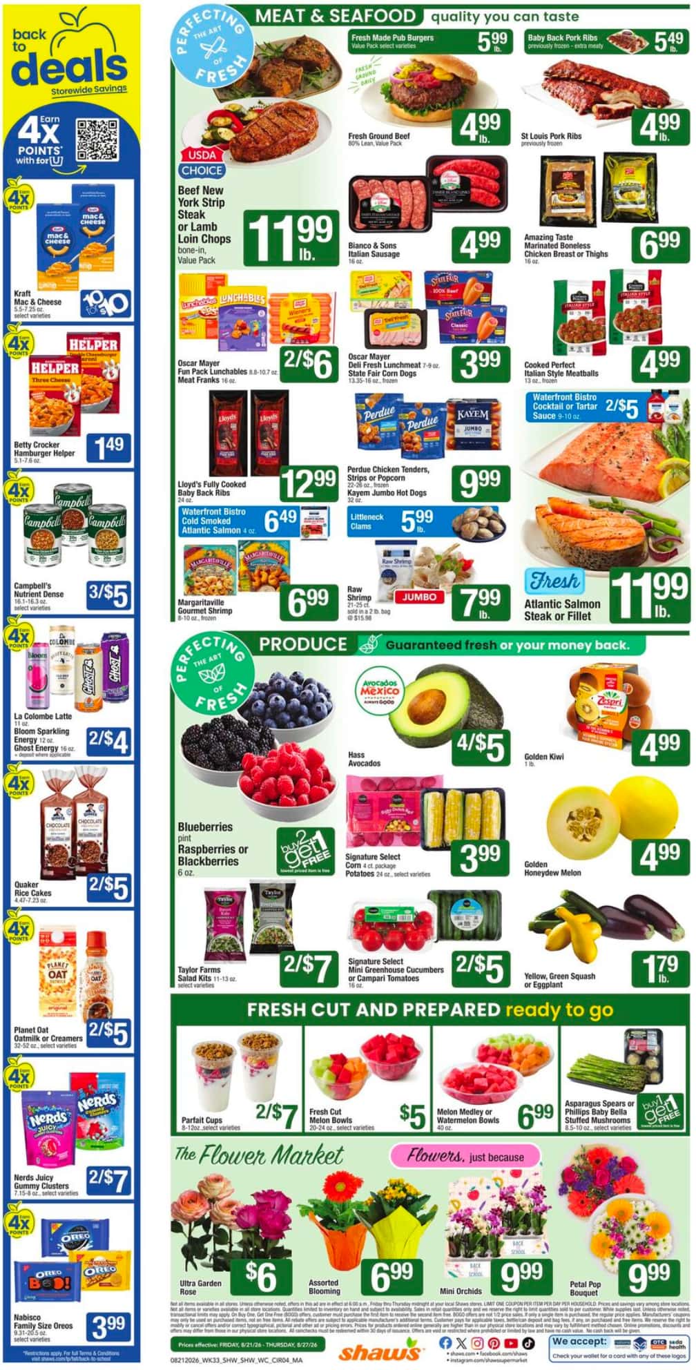 Shaw’s Weekly Ad August 28 - September 3, 2026 - Image 2 August 21 - 27