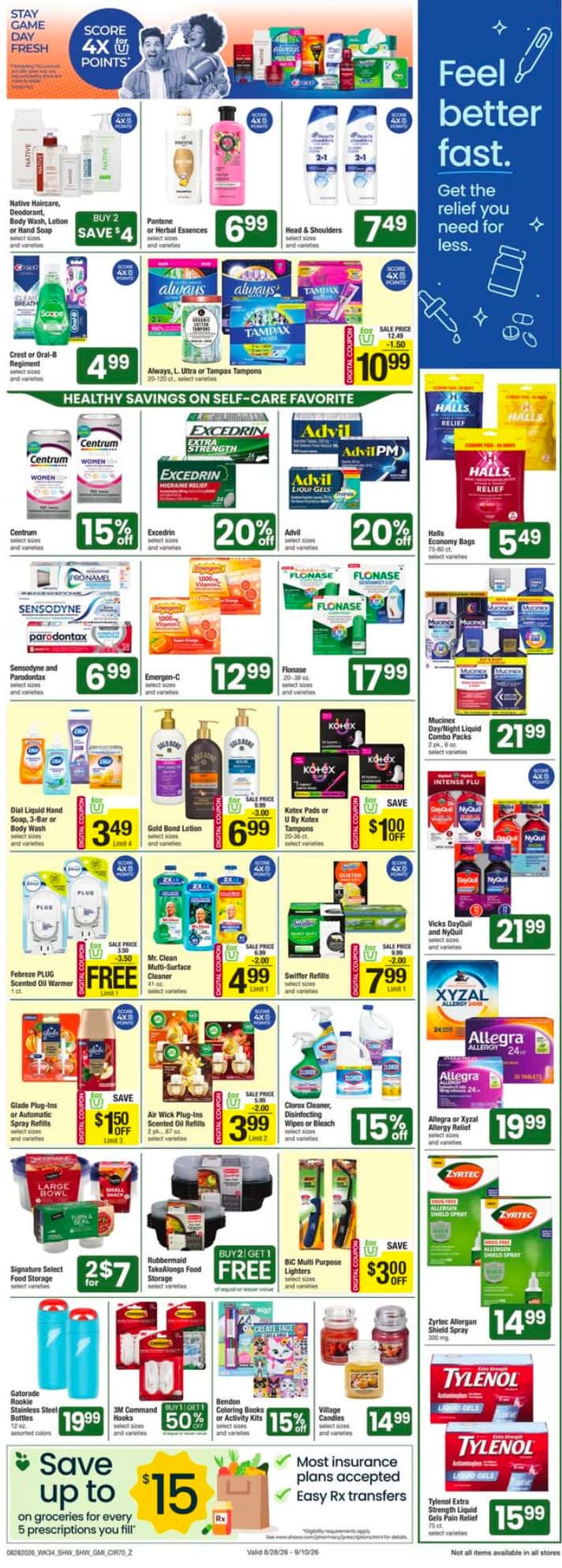 Shaw’s Weekly Ad August 28 - September 3, 2026 - Image 1 August 28 - September 3