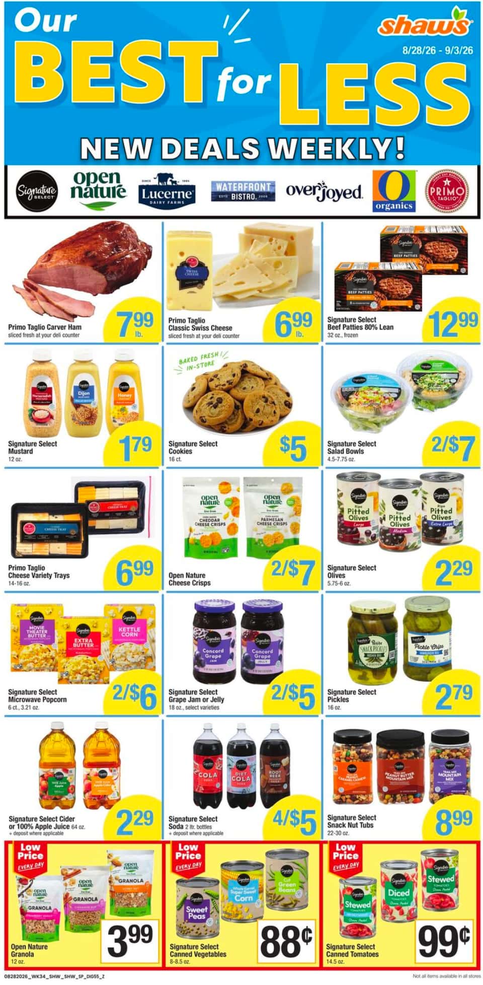 Shaw’s Weekly Ad August 28 - September 3, 2026 - Image 1 August 28 - September 3