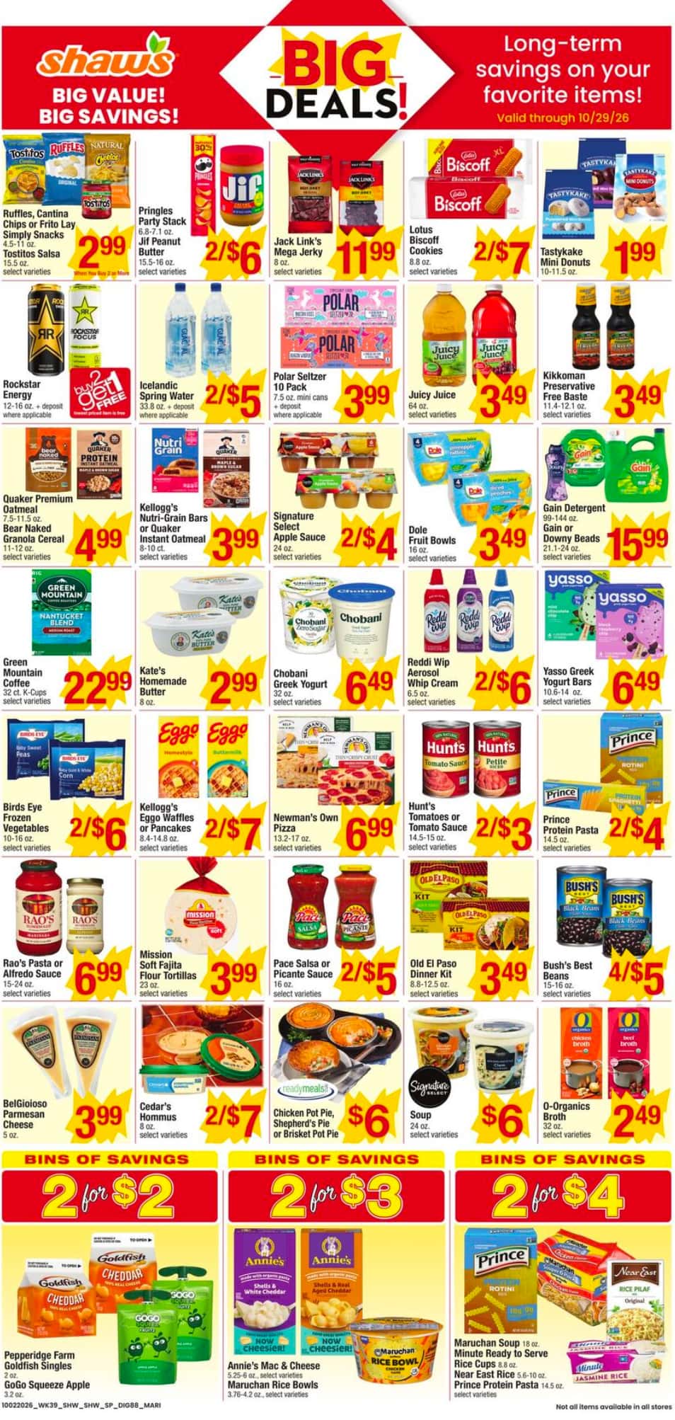 Shaw’s Weekly Ad (October 9 - 15, 2026) Early Preview - Image 2 October 2 - 8