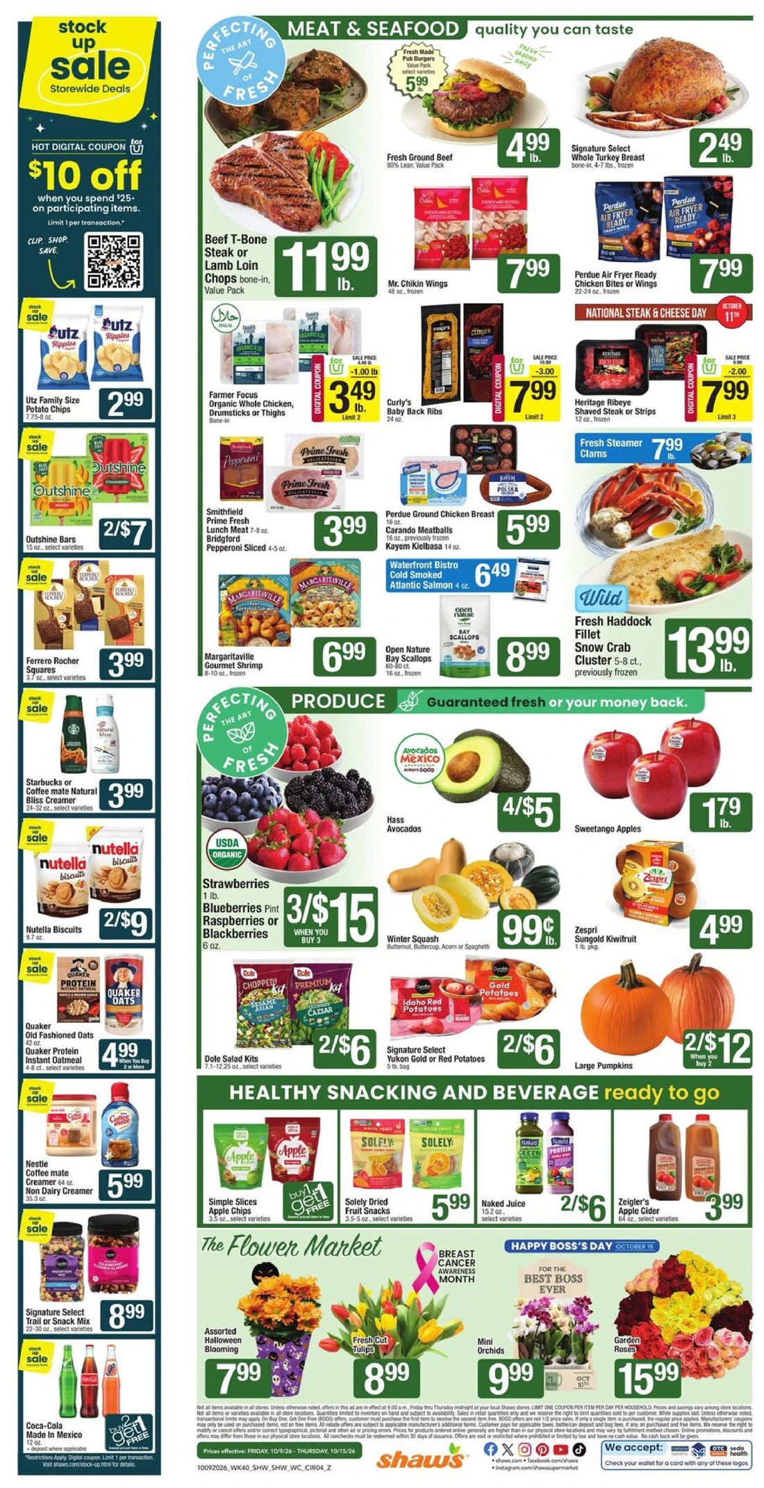 Shaw’s Weekly Ad (October 9 - 15, 2026) Early Preview - Image 2 Oct 9 - 15