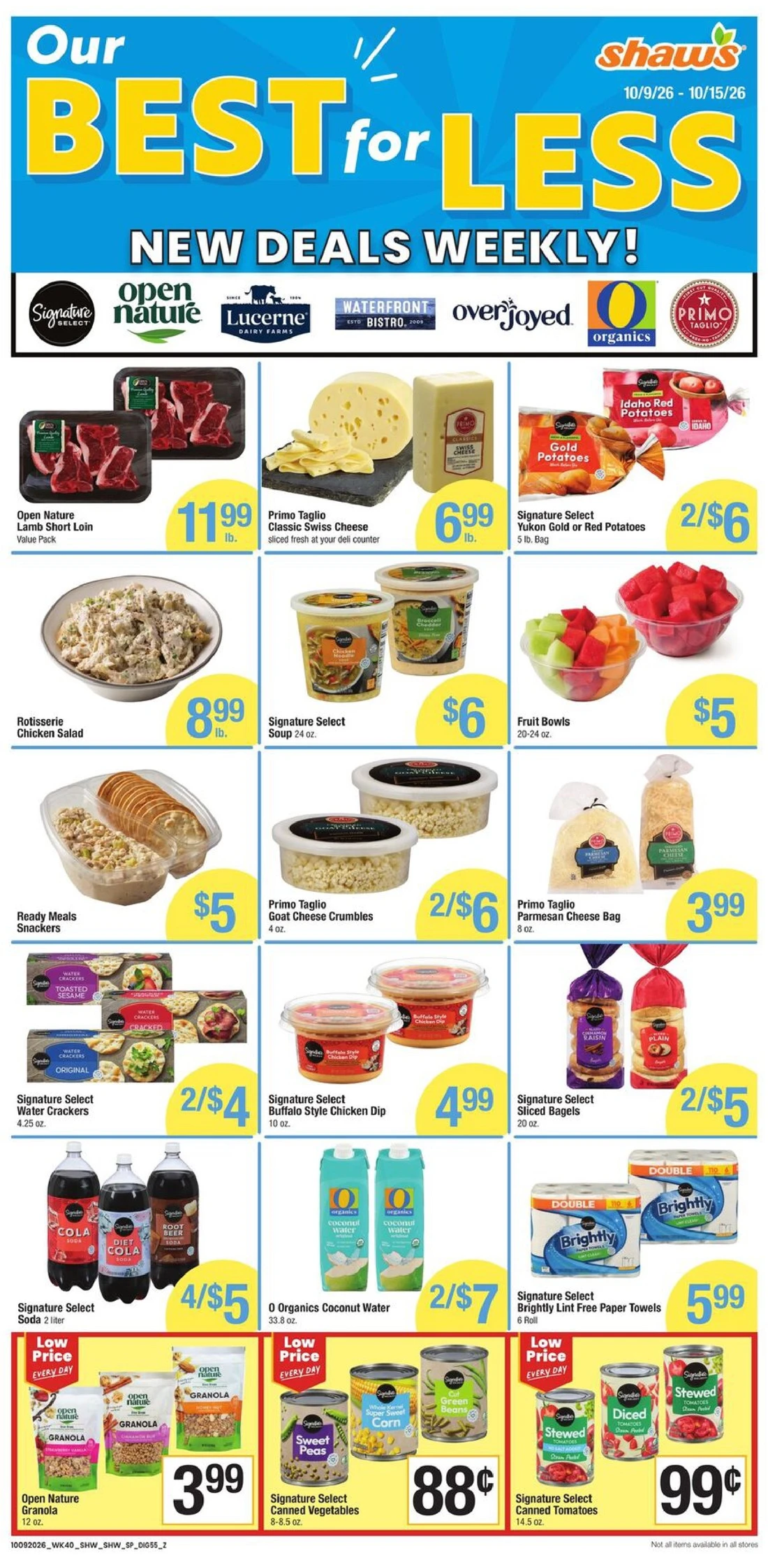 Shaw’s Weekly Ad (October 9 - 15, 2026) Early Preview - Image 1 Oct 9 - 15