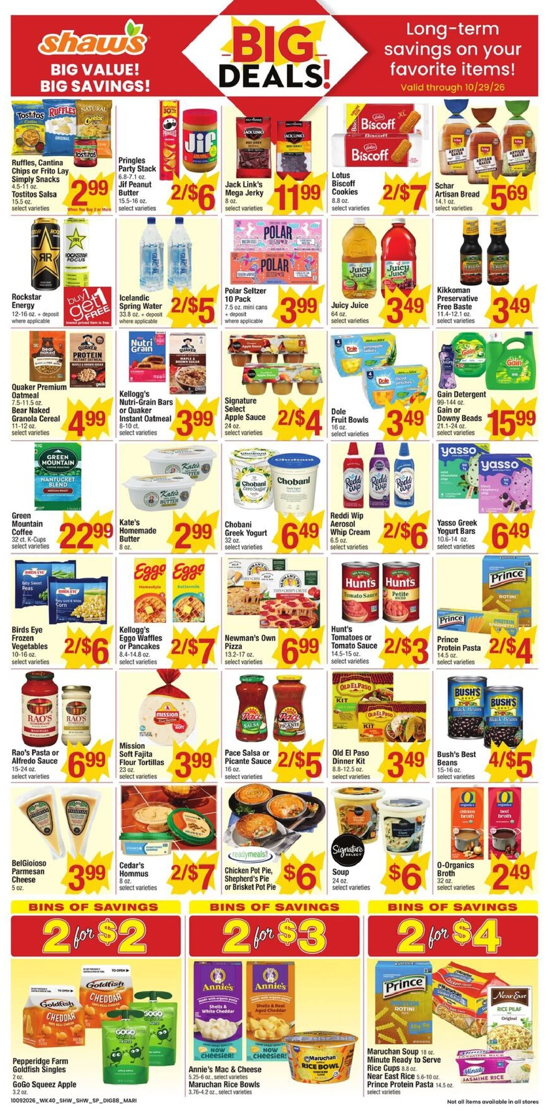 Shaw’s Weekly Ad (October 9 - 15, 2026) Early Preview - Image 2 Oct 9 - 15