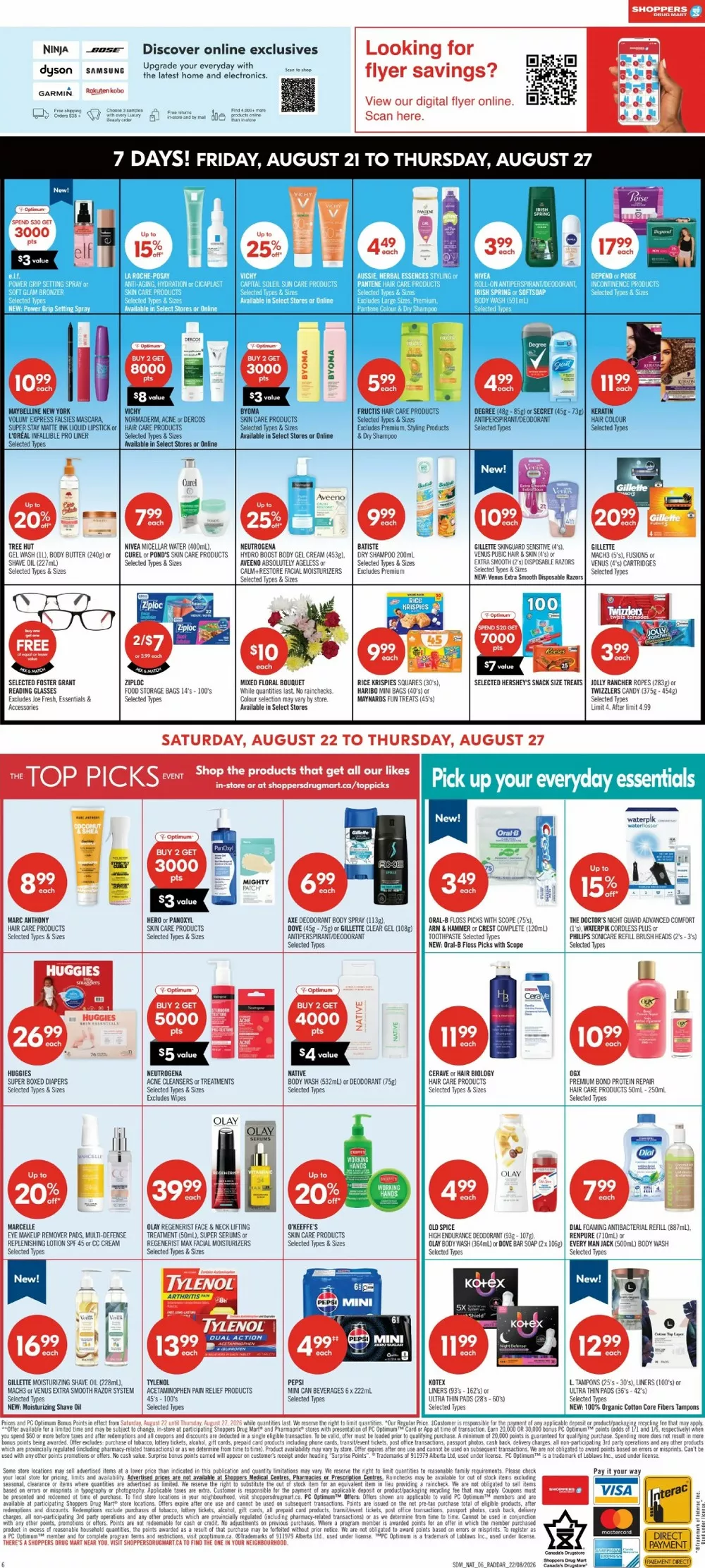 Shoppers Drug Mart Flyer August 29 - September 3, 2026 - Image 1 August 22 - 28