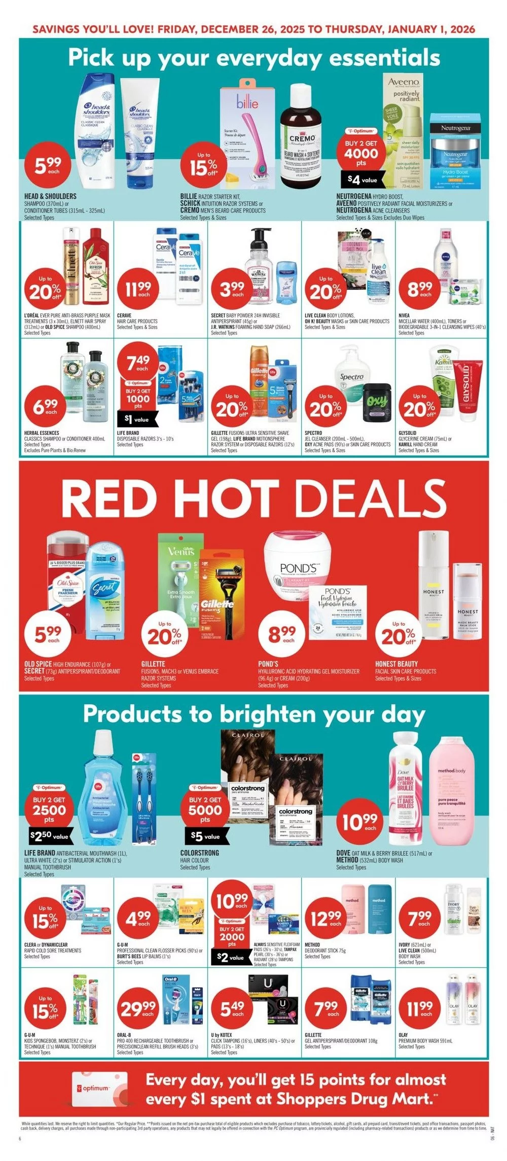 shoppers drug mart flyer december 26 jan 1 10