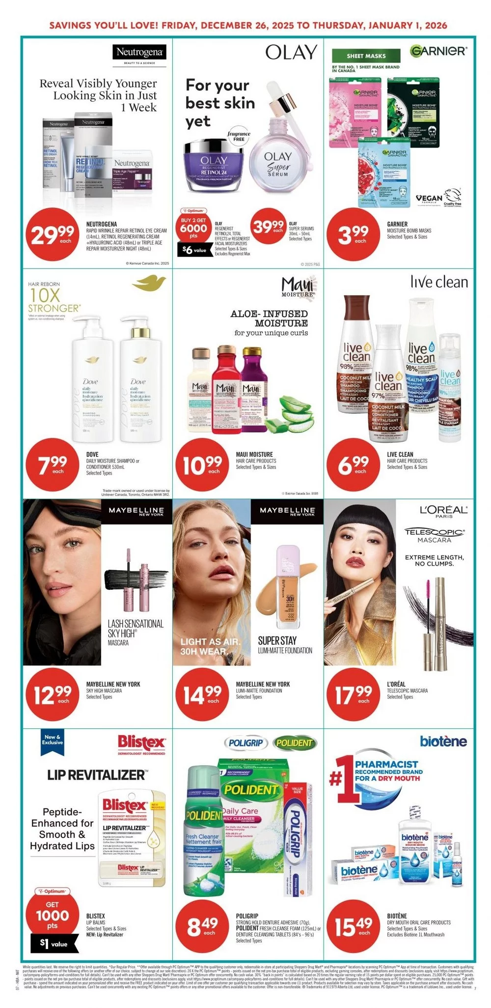 shoppers drug mart flyer december 26 jan 1 11