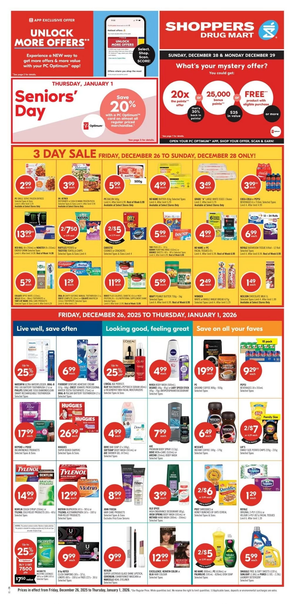 shoppers drug mart flyer december 26 jan 1 2