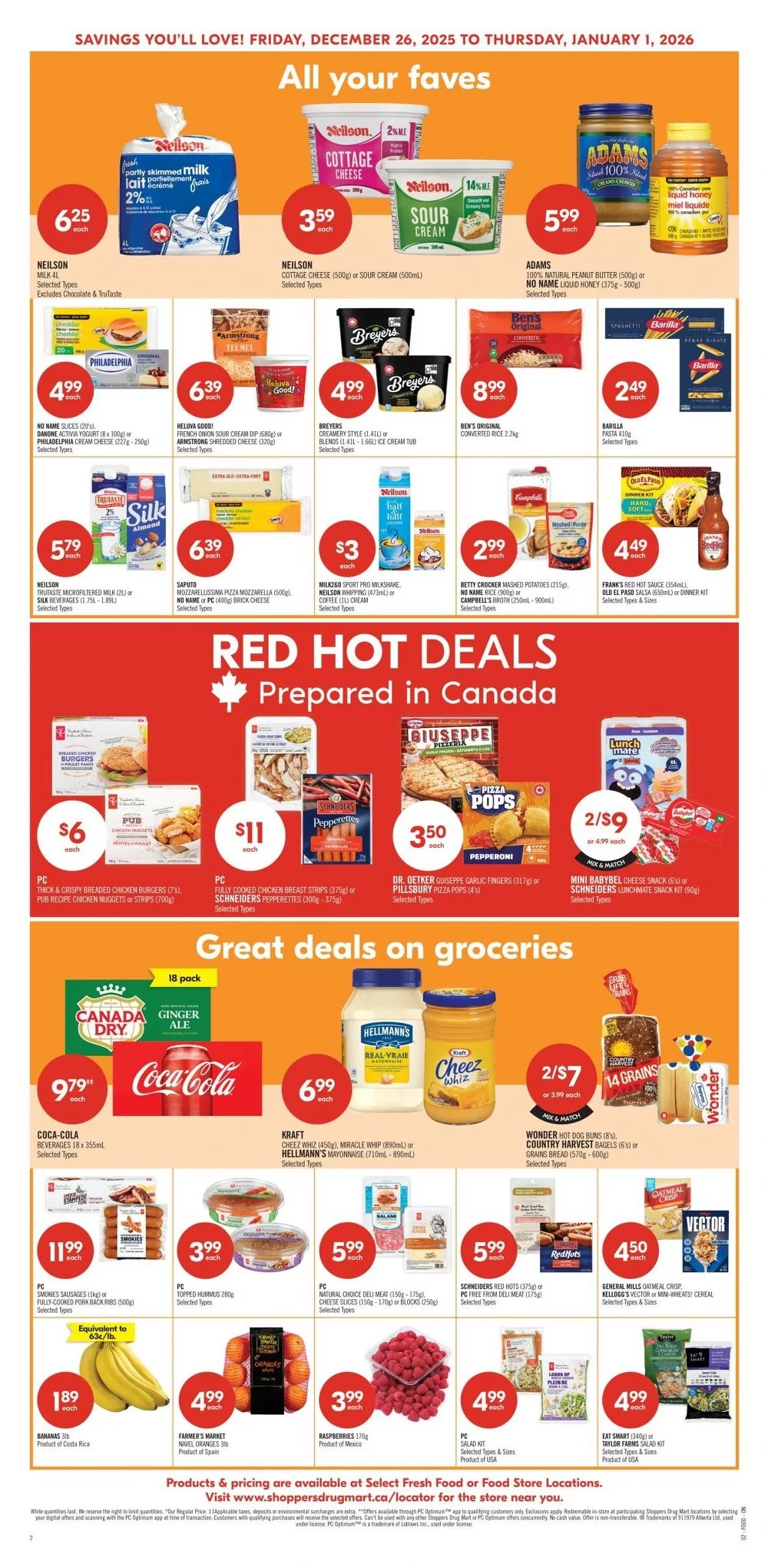 shoppers drug mart flyer december 26 jan 1 3