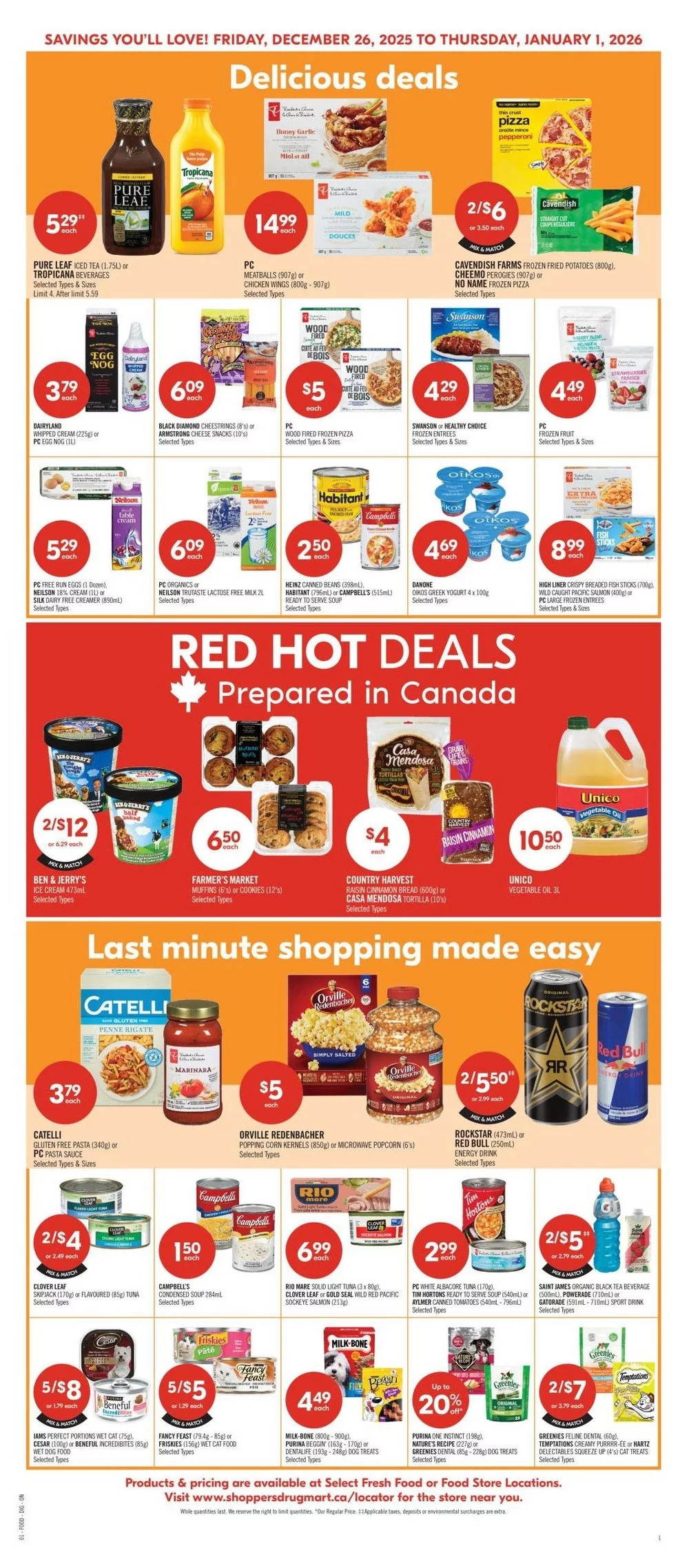 shoppers drug mart flyer december 26 jan 1 4
