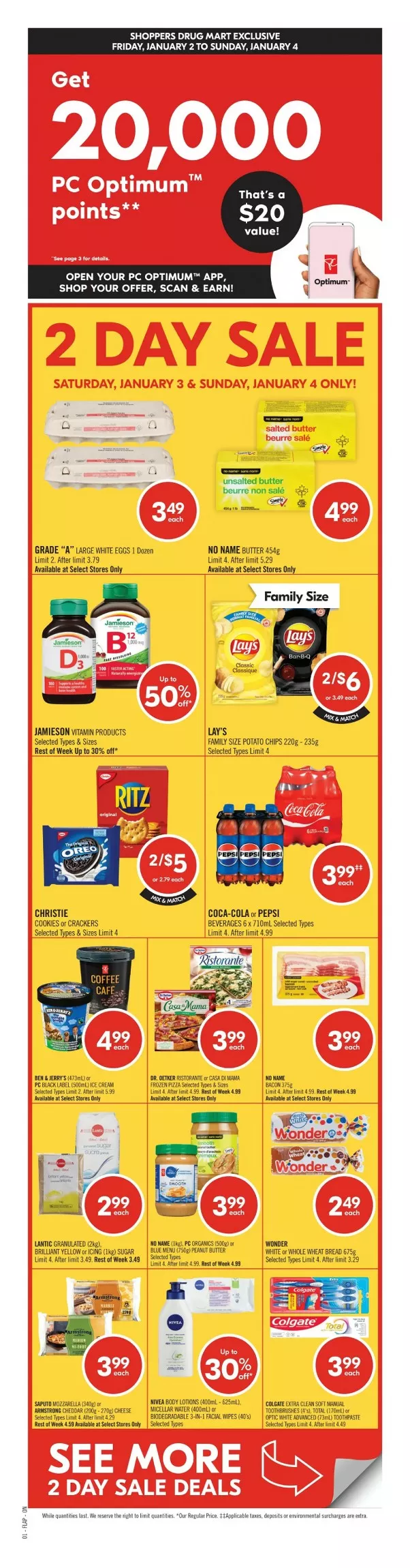 shoppers drug mart flyer january 3 8 1