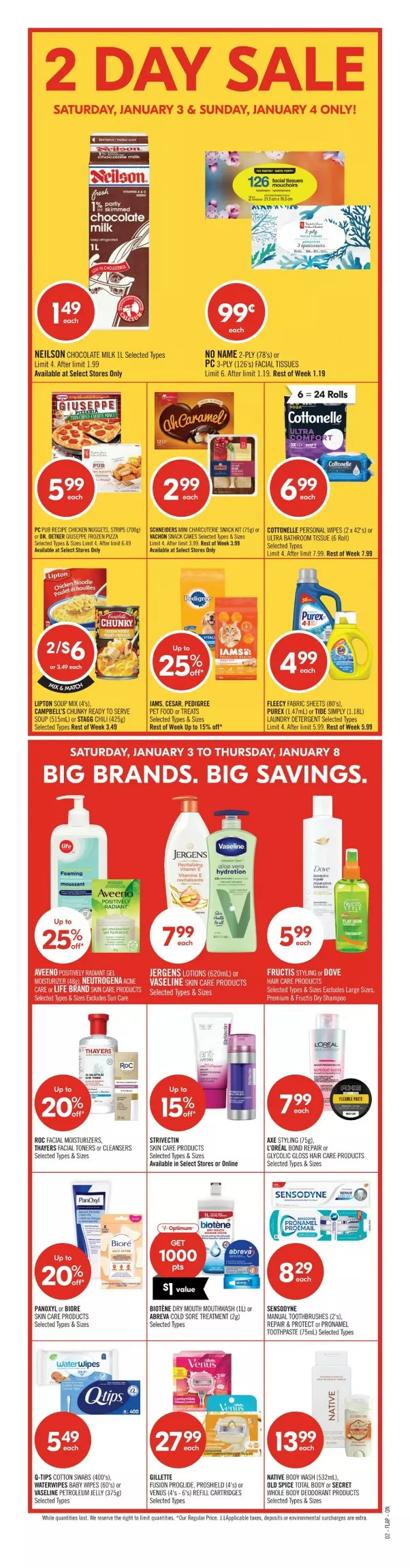 shoppers drug mart flyer january 3 8 2