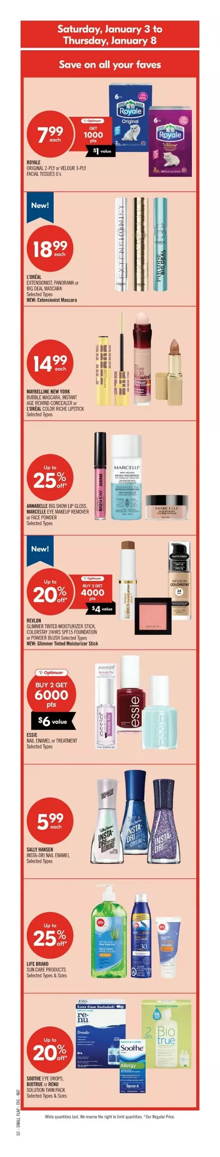 shoppers drug mart flyer january 3 8 4