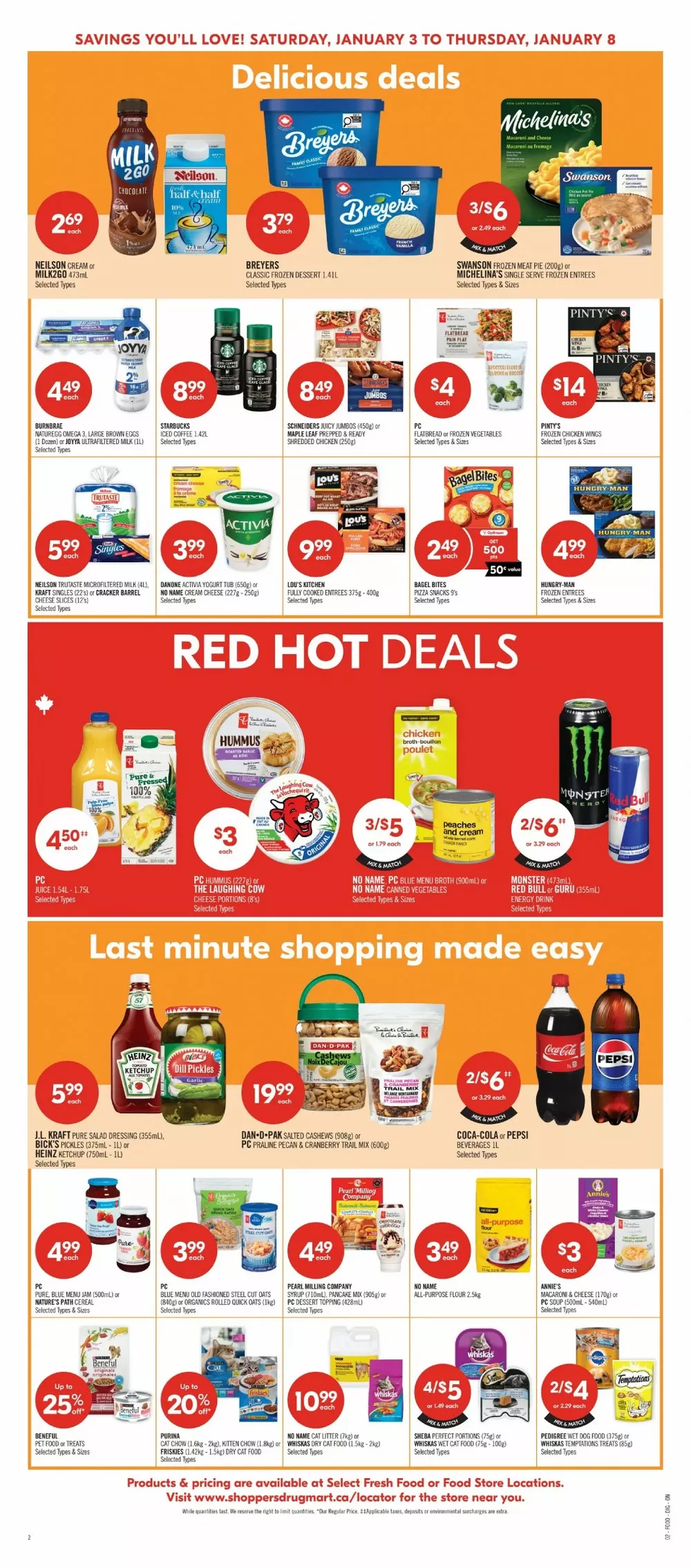 shoppers drug mart flyer january 3 8 8