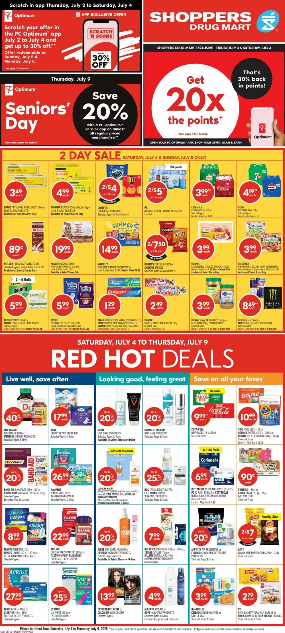 Shoppers Drug Mart Flyer July 18 - 24, 2026 - Image 1 July 4 - 10